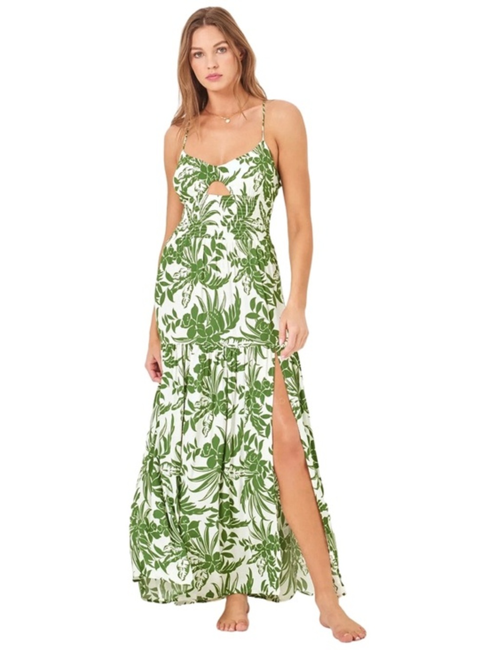 L*Space Calla Tropical Print Maxi Dress Size XS
